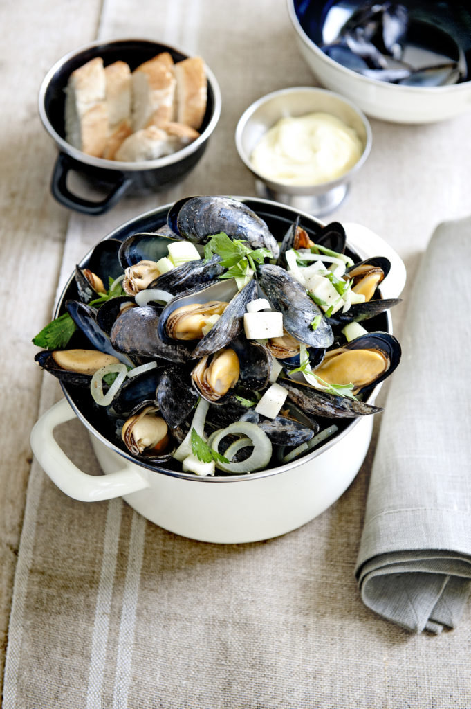 Casserole de moules à la Flamande Mosselen. Zo uit Zeeland